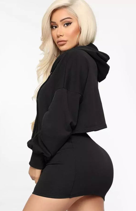 Women'S Casual Sports Sweater Suit Skirt