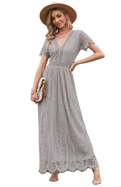 Women's  Fill Your Heart Lace Maxi Dress