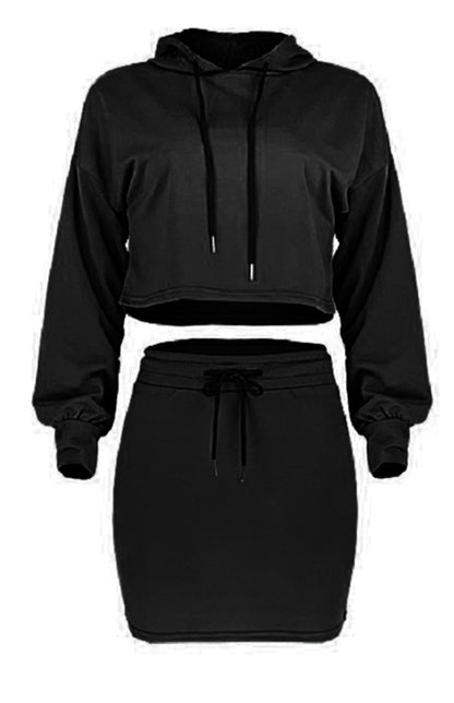 Women'S Casual Sports Sweater Suit Skirt