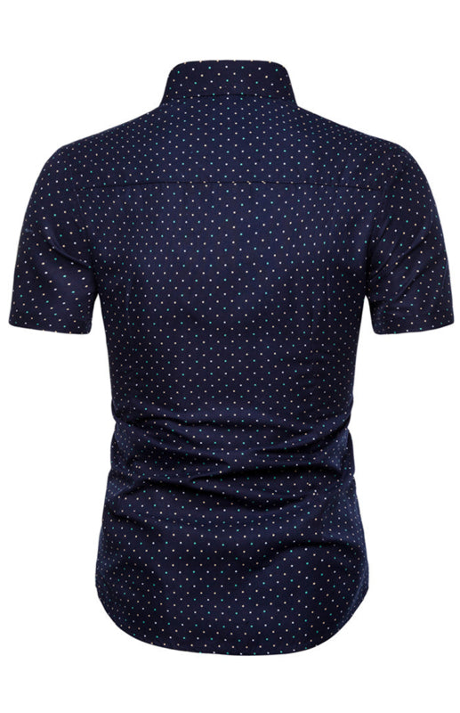 Men's Summer Fashion Short Sleeve Printed Shirt