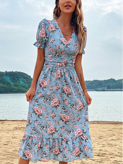 Slim summer European and American seaside holiday women's clothing