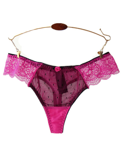 Women's Breathable Comfort Lace Thongs