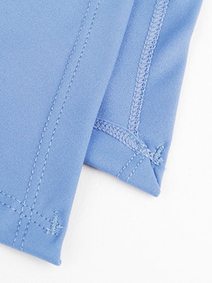 Women's Solid Color Wrap Pocket Skort