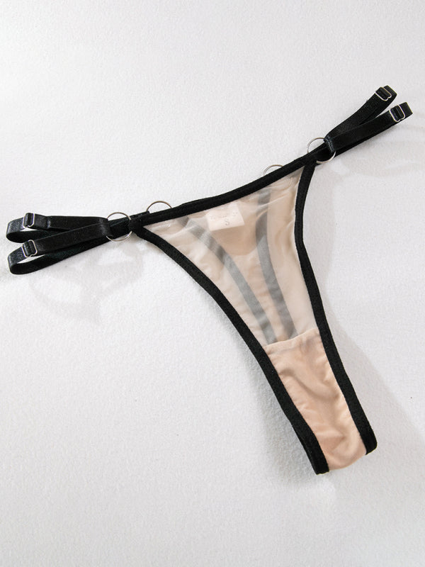 Adult erotic hollow backless suit Lingerie Sets