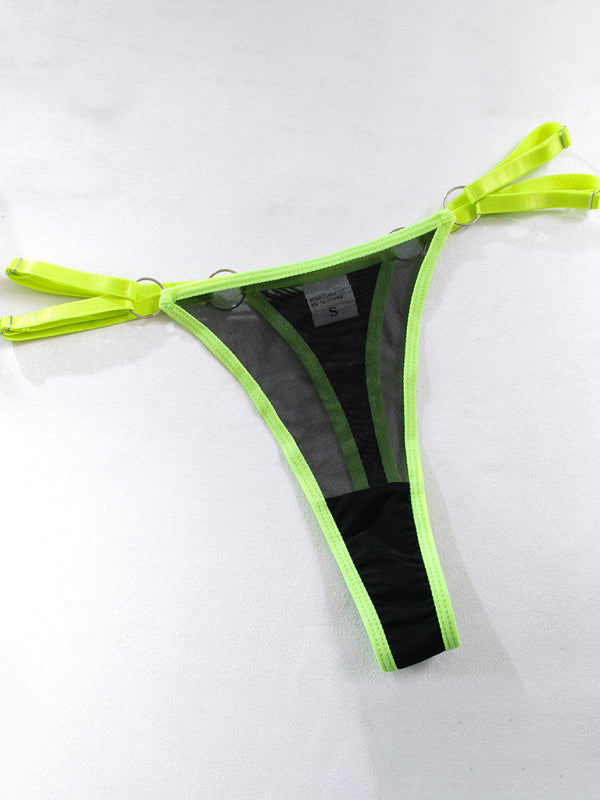 Adult erotic hollow backless suit Lingerie Sets